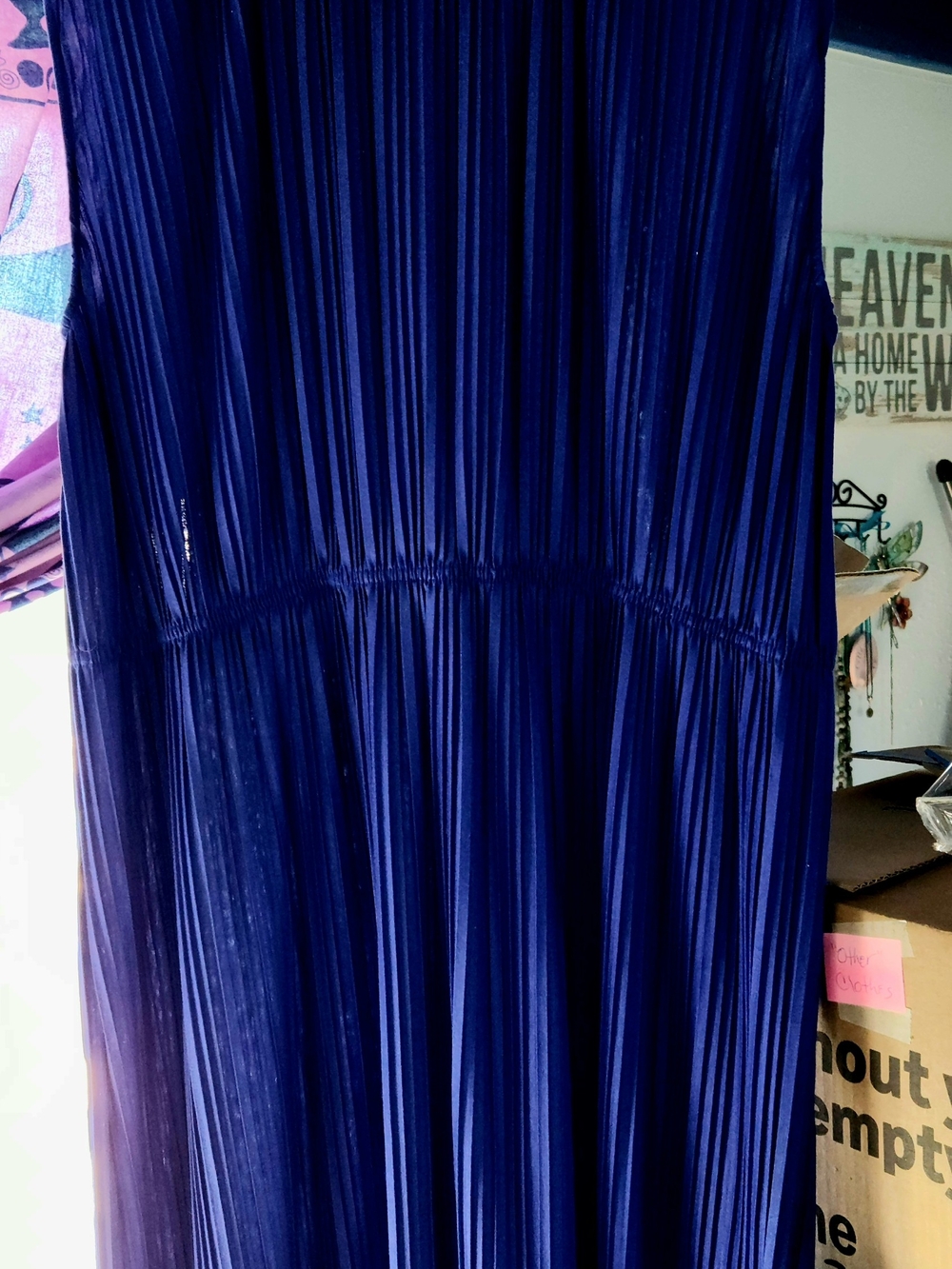 GEORGE Royal Blue Dress Size XXL. Rayon Polyester Blend. Like New.